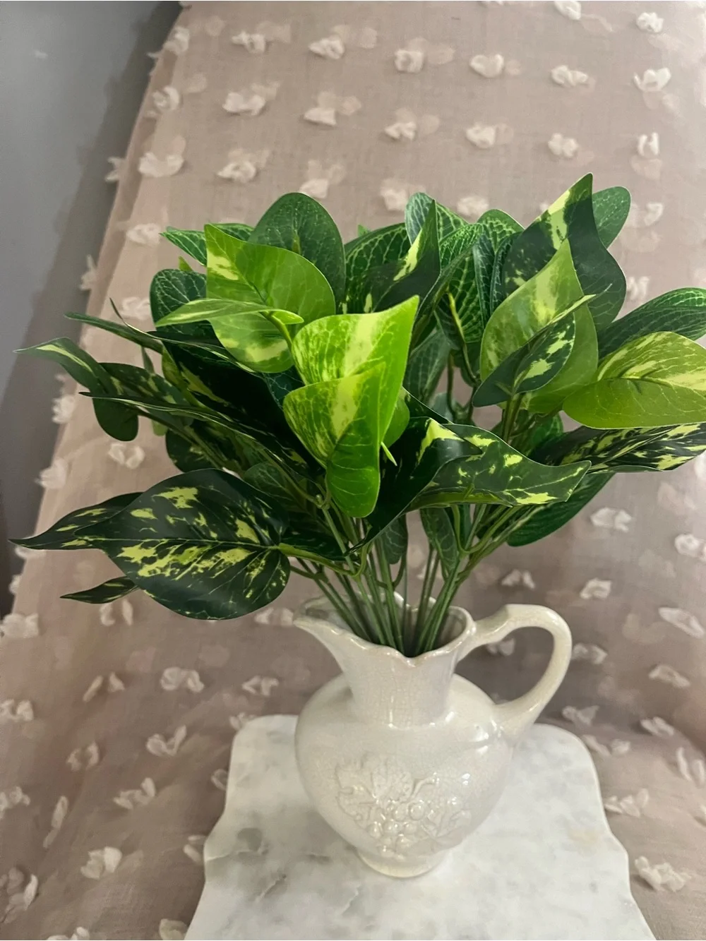 Artificial Green Leaf house plant style flower Arrangement